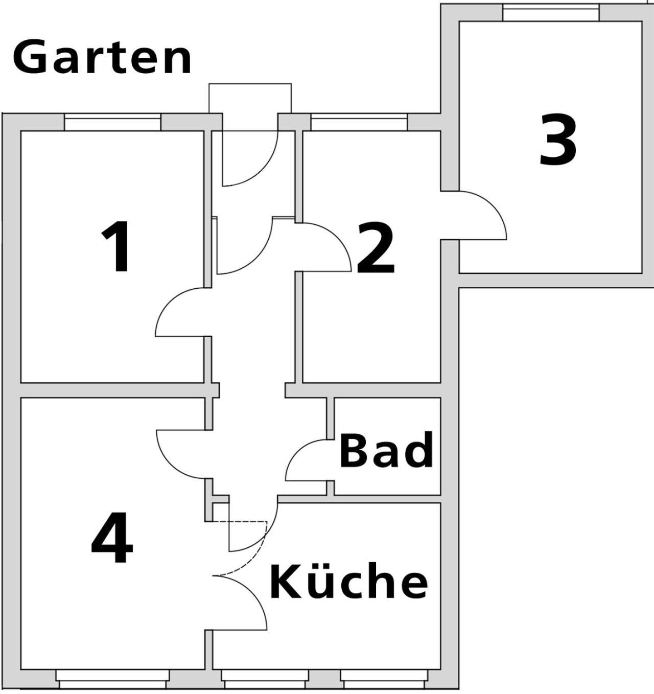 Messe-Apartment, 4 Schlafzimmer, 80 Qm, Garten - 6 Km Zur Messe, Verkehrsguenstig, Ruhig, Parkplaetze 纽伦堡 外观 照片
